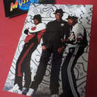 RUN DMC ADIDAS PROMOKORTTI KOKO BÄNDIN NIMMAREILLA - pikkukuva 1