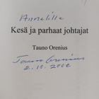 Tauno Orenius : Kesä ja parhaat johtajat (tekijän omiste) - pikkukuva 3