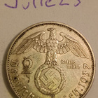 2 Reichsmark 1937 E natsisaksa hopeaa - pikkukuva 1