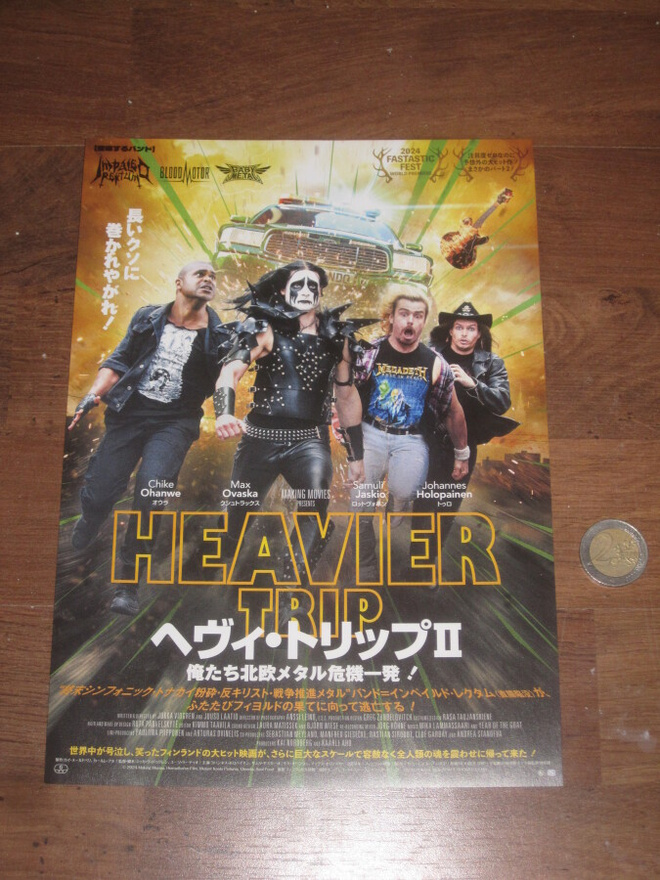 Hevimpi reissu - Heavier Trip - japanilainen juliste/flyer