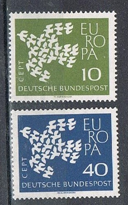 L-Saksa 1961 - Europa CEPT (3) ++