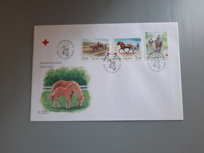FDC Suomi 1994 PR hevonen