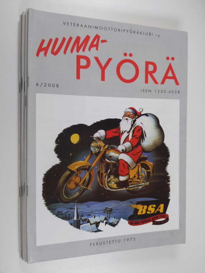 Huimapyörä 2008 : veteraanimoottoripyöräklubi ry:n jäsenl...