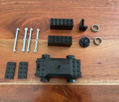 Vintage lego junaradan osia juna