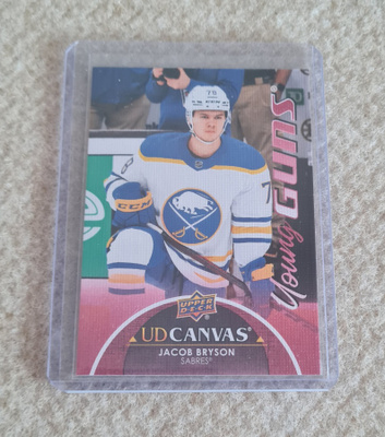 2021-22 Upper Deck Canvas Young Guns Jacob Bryson #C101