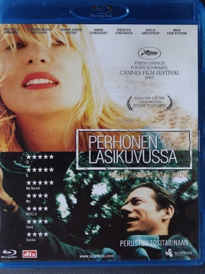 Perhonen lasikuvussa