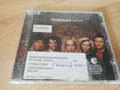 Technicolour way out CD