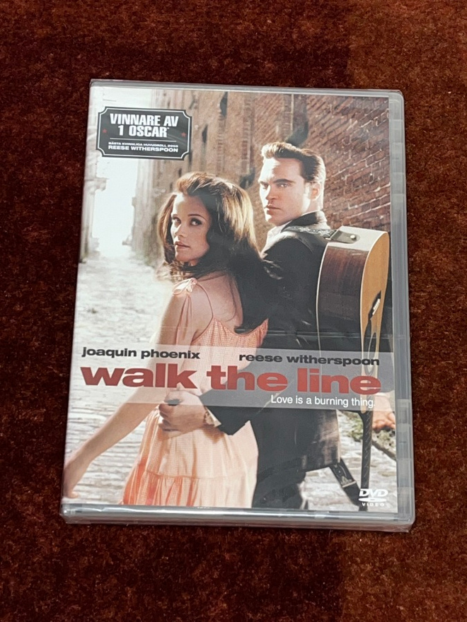 WALK THE LINE - DVD - UUSI - Johnny cash tarina
