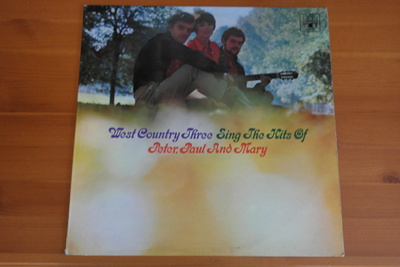 West Country Three Sings The Hits Of Peter,Paul And Mary LP.