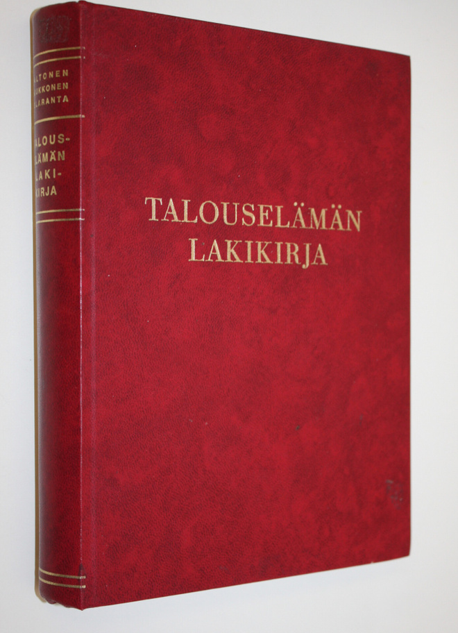 Aimo O ym. (toim.) Aaltonen : Talouselämän lakikirja