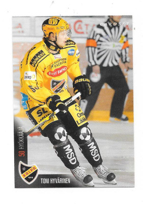 2010-11 CardSet #250 Toni Hyvärinen Kalpa