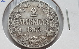 2 markkaa 1865 493.1.1
