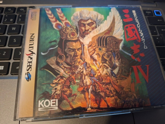 Sega Saturn Sangokushi IV CIB JPN