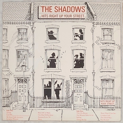THE SHADOWS Hits Right Up Your Street – 1981 LP Suomi-painos