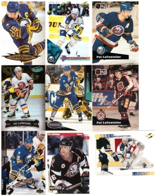 9 x PAT LaFONTAINE Buffalo Sabres
