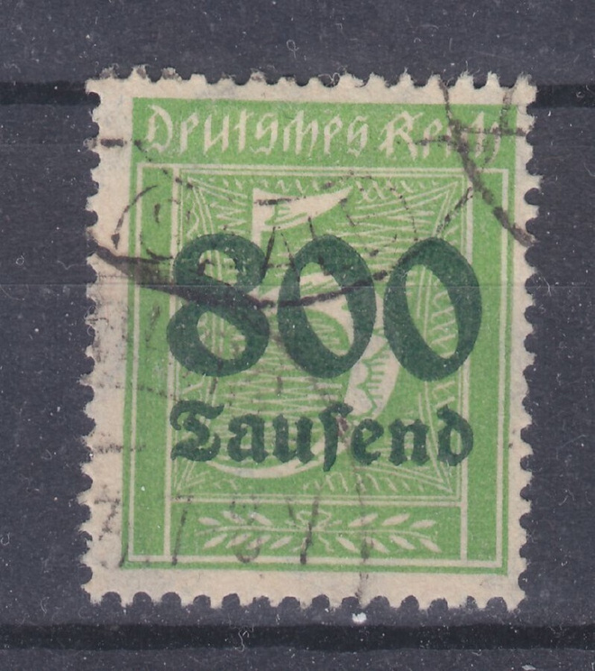Saksa Reich 1923 Mi 301  leimattuna