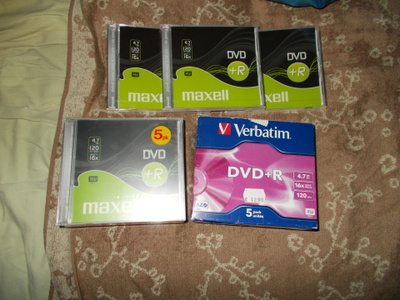 Tyhjät DVD levyt