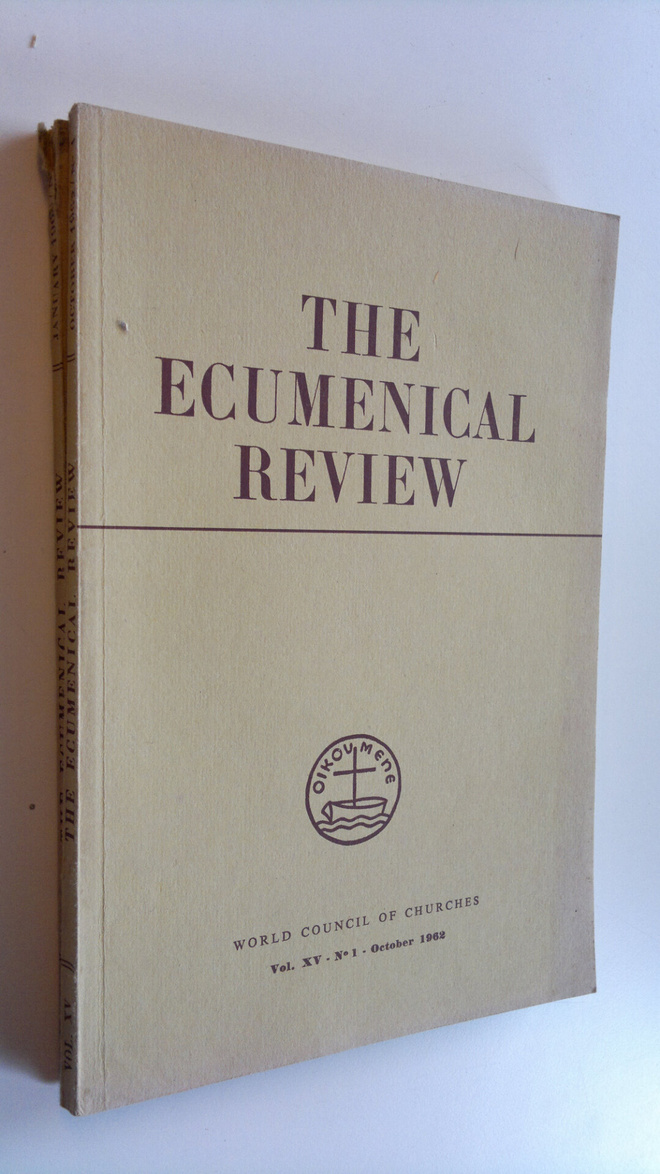 W.A. (edit.) Visser 't Hooft : The Ecumenical review No. ...