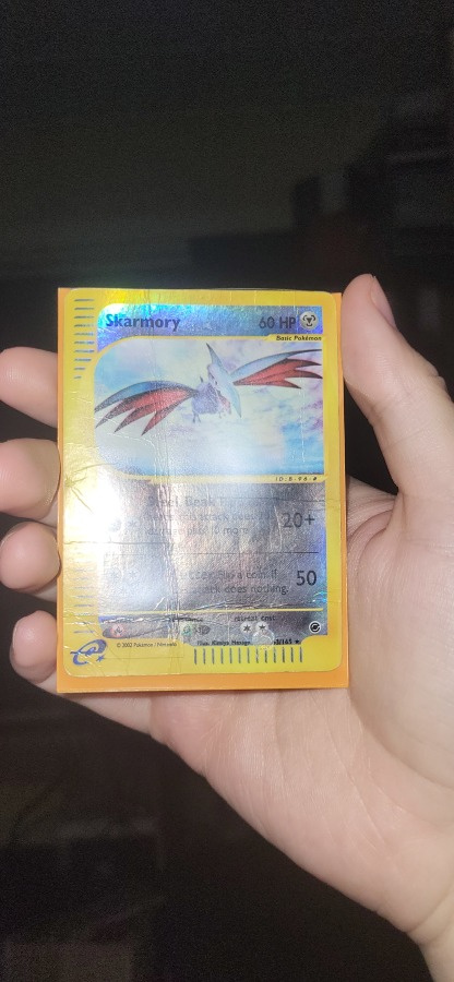 RARE Skarmory [Reverse Holo] #63 Pokemon Expedition card