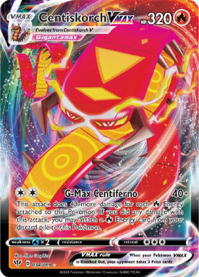 Centiskorch VMAX 034/189 - Darkness Ablaze - NM/M