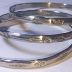 Hopea Rannerengas 3kpl. Sterling Silver / Mexico - pikkukuva 3