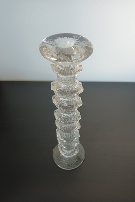 Iittala Festivo 8 solmua signeerattu kynttilänjalka