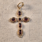 Kultainen risti, 14K, 53x30 mm, 8,2 g - pikkukuva 1