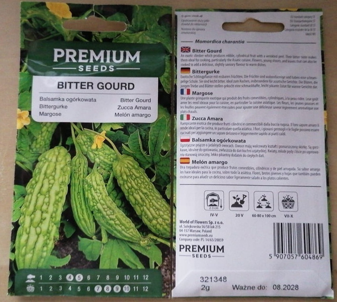 Karvaskurkku "Bitter Gourd" - siemenet #
