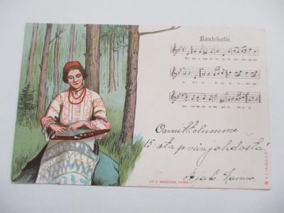 Kanteleelle - 1907 Mellilä- Loimaa kulkenut
