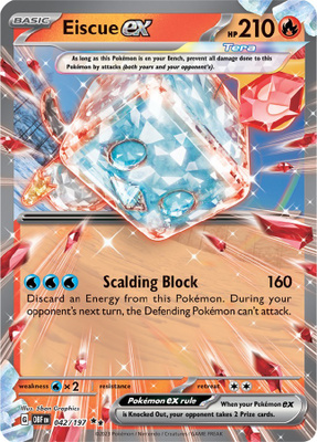 Eiscue ex 042/197 - Obsidian Flames - NM/M