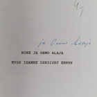 Aune Alaja : Myös isämme uskoivat ennen (signeerattu) - pikkukuva 3