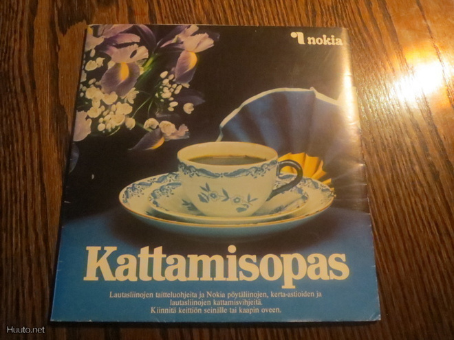 KATTAMISOPAS LEHTINEN NOKIA ! SERVETTIEN MUOTOILUUN!