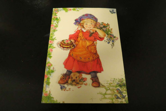 LISI MARTIN 1989 KULKENUT POSTIKORTTI