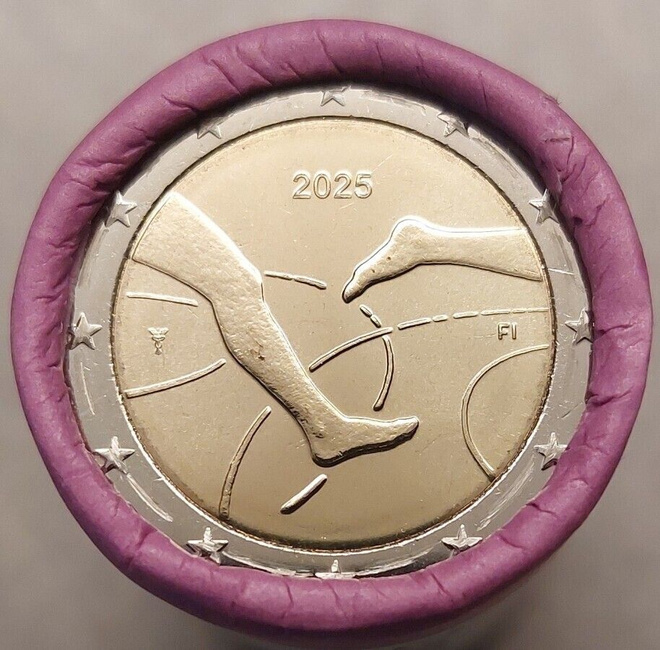 2 euro Suomi 2025 RULLA