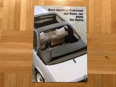 Esite BMW E21 3-sarja Baur Cabriolet
