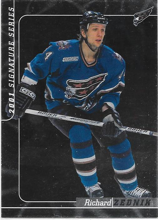 2000-01 BAP Signature Series #156 Richard Zednik Wsh Caps