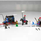Vintage LEGO Castle: 2 x Crusader Lion -hevosvaunusetti - pikkukuva 1