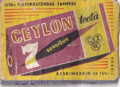 Ceylon teetä 7 sekoitus OTK  b602