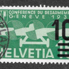 Sveitsi - Lentopostimerkki 1935 (Michel 286b) O - pikkukuva 1