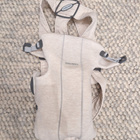 BabyBjörn vauvan kantoreppu mini - 3d jersey, vaalea beige - pikkukuva 1