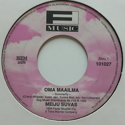 Meiju Suvas :  Oma Maailma  -  7"