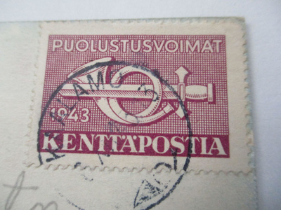 1943 Kaalamo yksirenkainen R4 kortilla