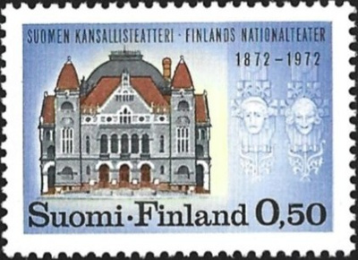 1972 Suomen kansallisteatteri 100 vuotta ** LaPe 702