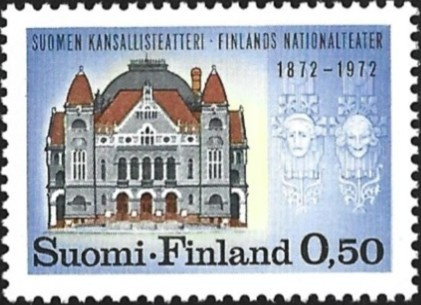 1972 Suomen kansallisteatteri 100  vuotta ** LaPe 702