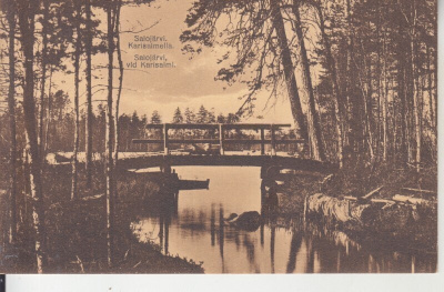 Salojärvi karisalmella kortti