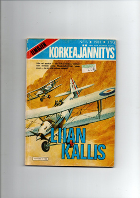 ILMOJEN KORKEAJÄNNITYS n:o 6 1981 LIIAN KALLIS.