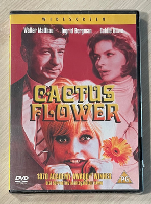 Kaktuksen kukka (1969) Goldie Hawn, Ingrid Bergman (UUSI)