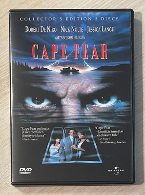 Martin Scorsese: CAPE FEAR (1991) Erikoisjulkaisu (2DVD)