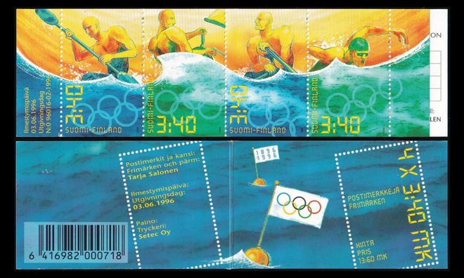 1341-4V32 ** Kesäolympialaiset vihko (1996)