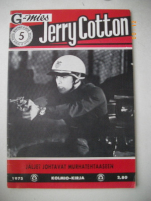 Jerry Cotton 5/1975: Jäljet johtavat murhatehtaaseen (21.5)